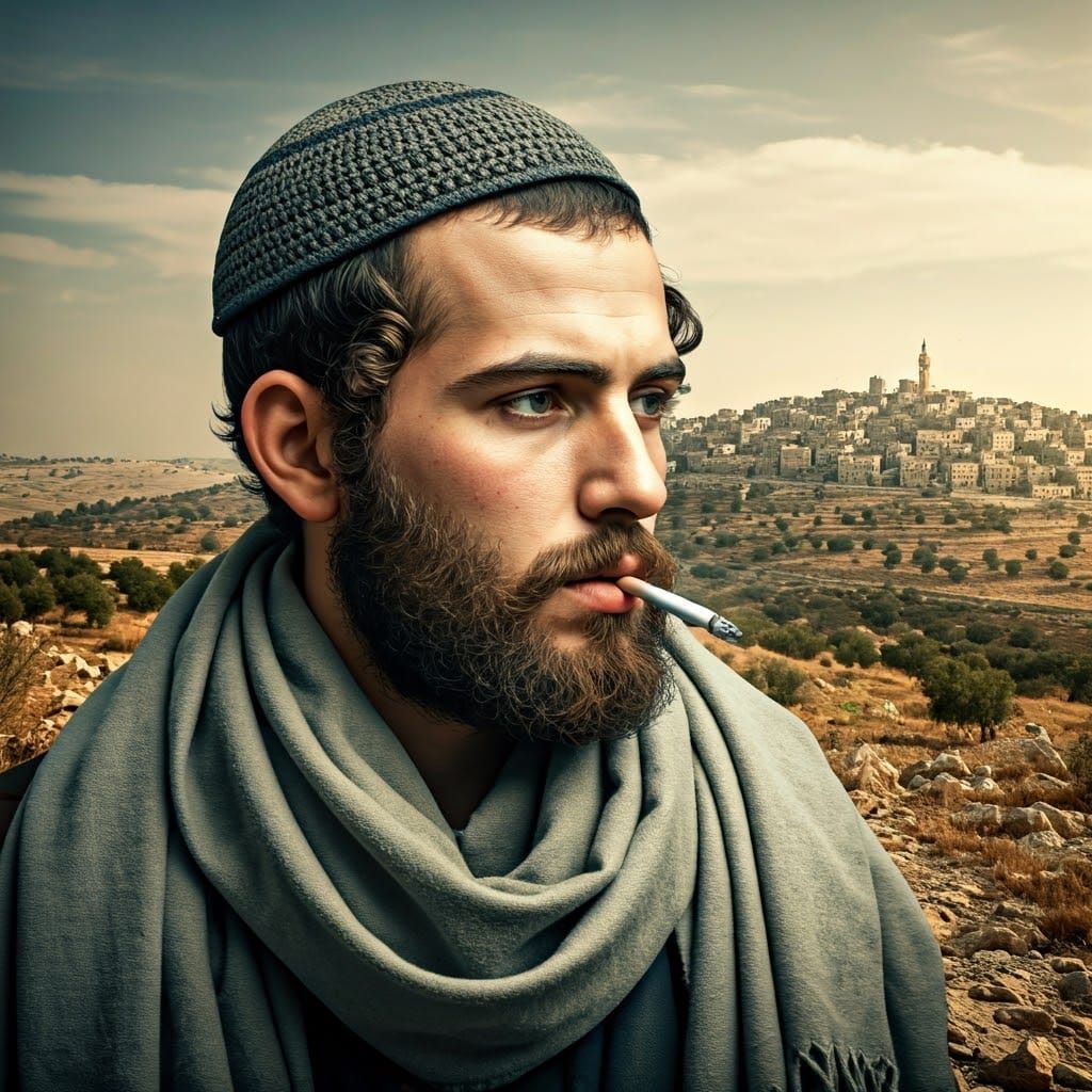 Young Hilltop Settler in Judea and Samaria