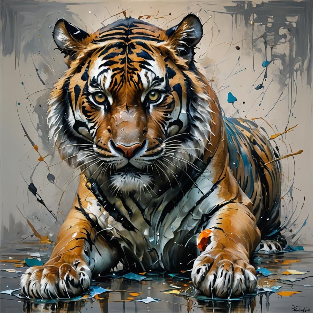 portrait of a tiger