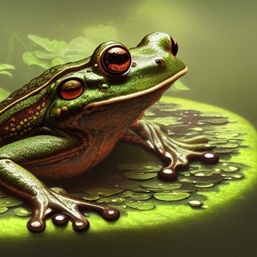Frog on the lilypad that controls the entire swamp