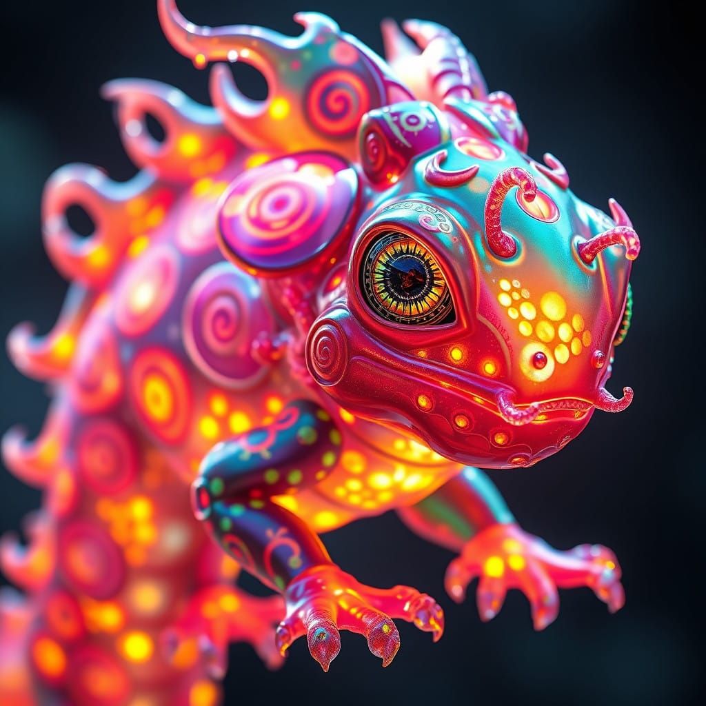 Vibrant Skongoparingi in Anime Style