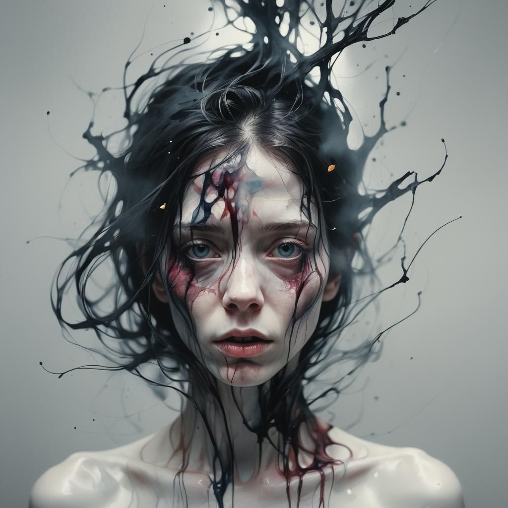 Intense Grimdark Portrait