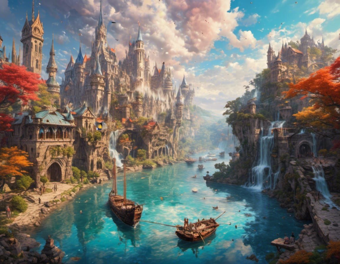 Dramatic Portrait with Colorful Splash Art Aesthetic