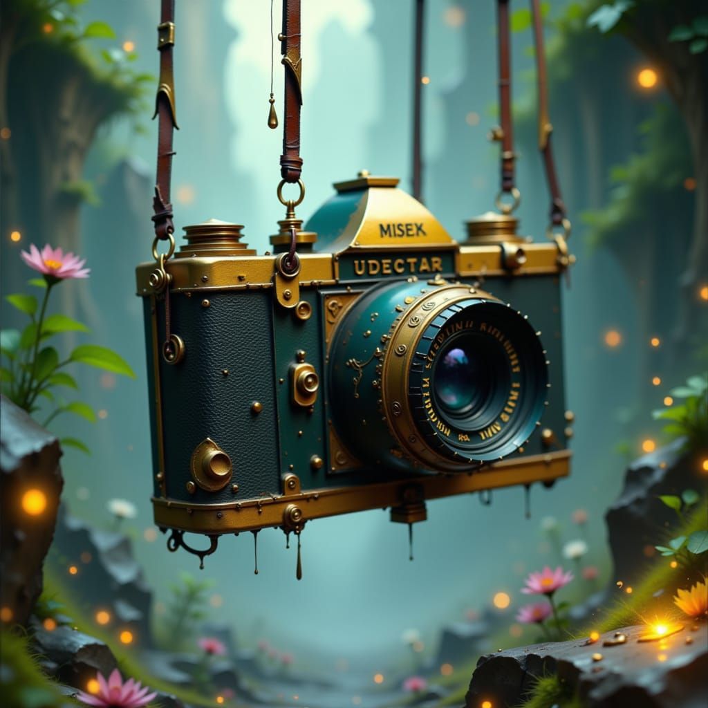 Vintage Camera Captures a Surreal Moment