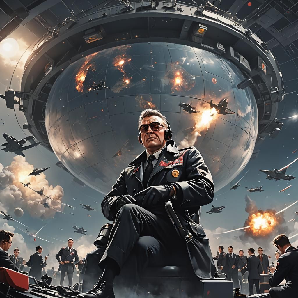 Dr. Strangelove in 3D Anime Art Style