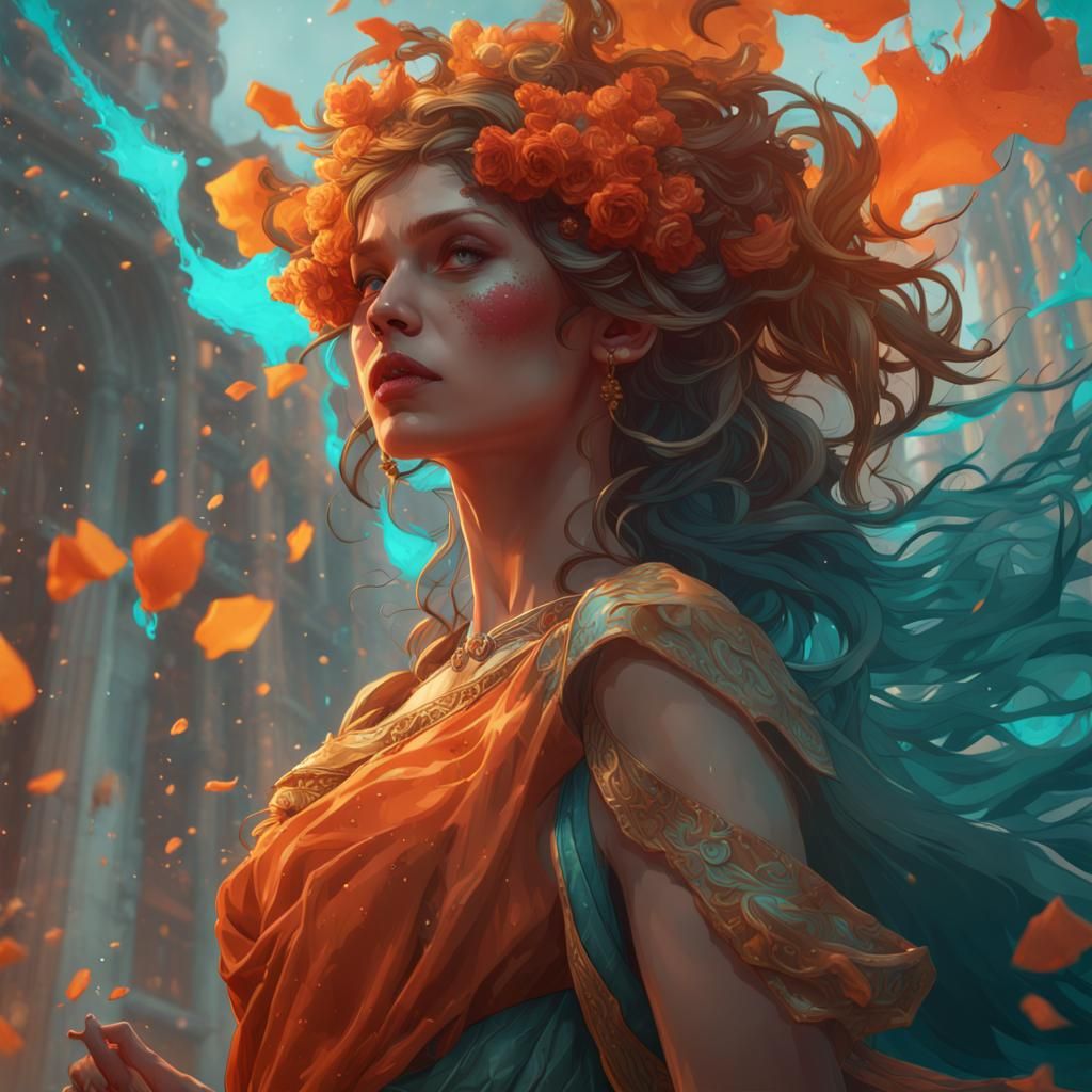 Tragic Spell Gone Wrong in Hyperdetailed Concept Art