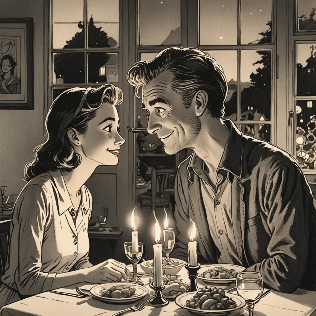 Romantic Dinner for Two, Dr. Seuss Style