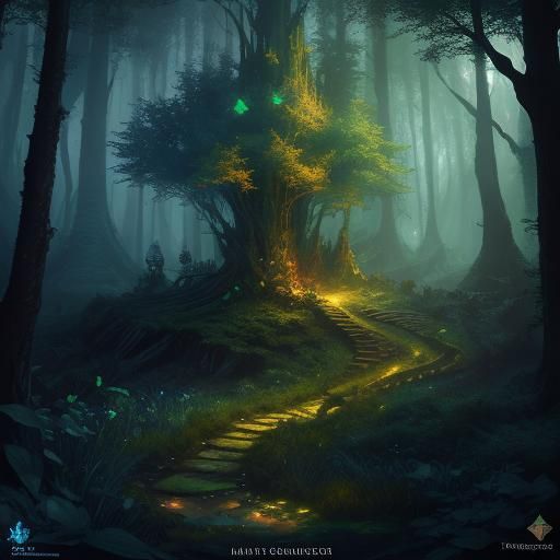 Faery Magic: A Dark Forest in High Resolution