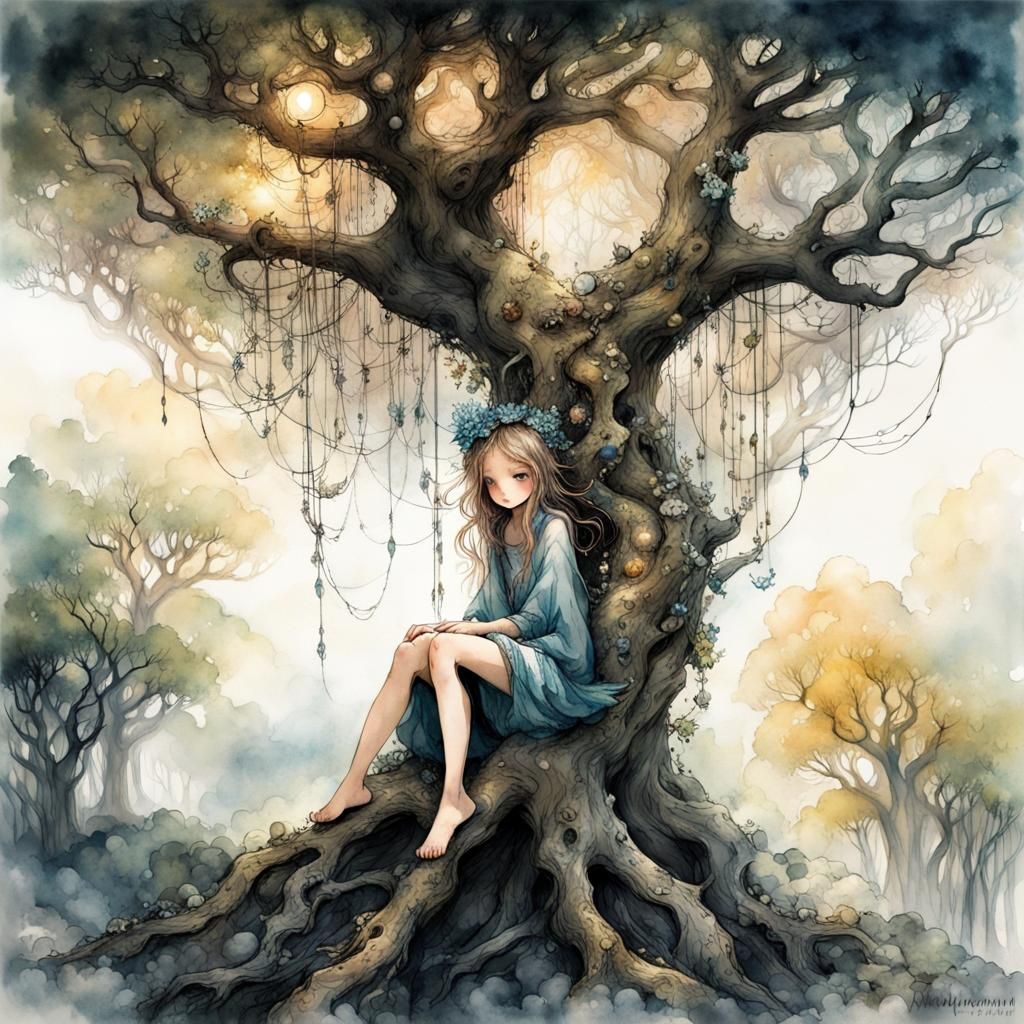 Forest Elemental Watercolor 1