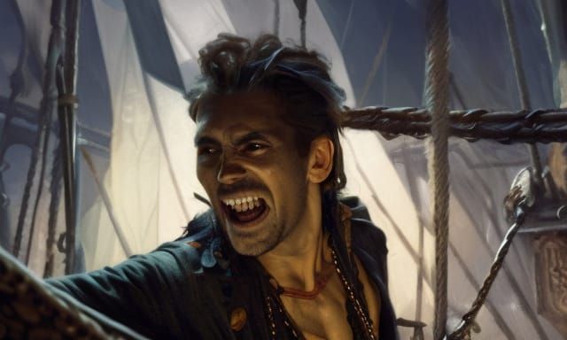 Vampire Pirates at Night: Detailed Concept Art