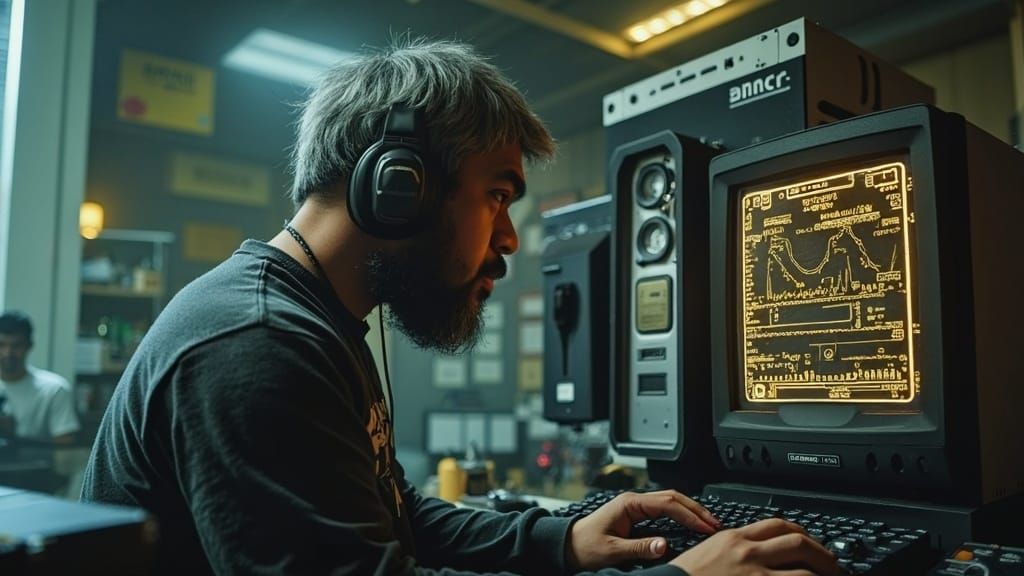 Portrait of a Cybernetic Visionary