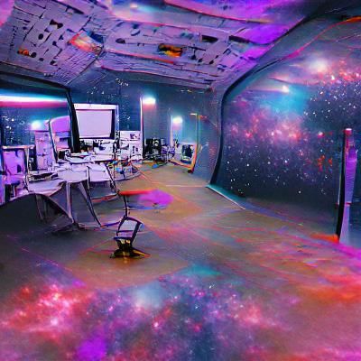 Abstract Space Scene