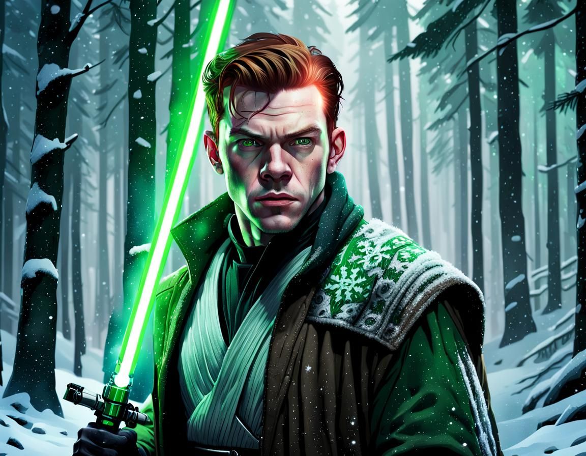 Cameron Monaghan as Smuggler with Lightsaber