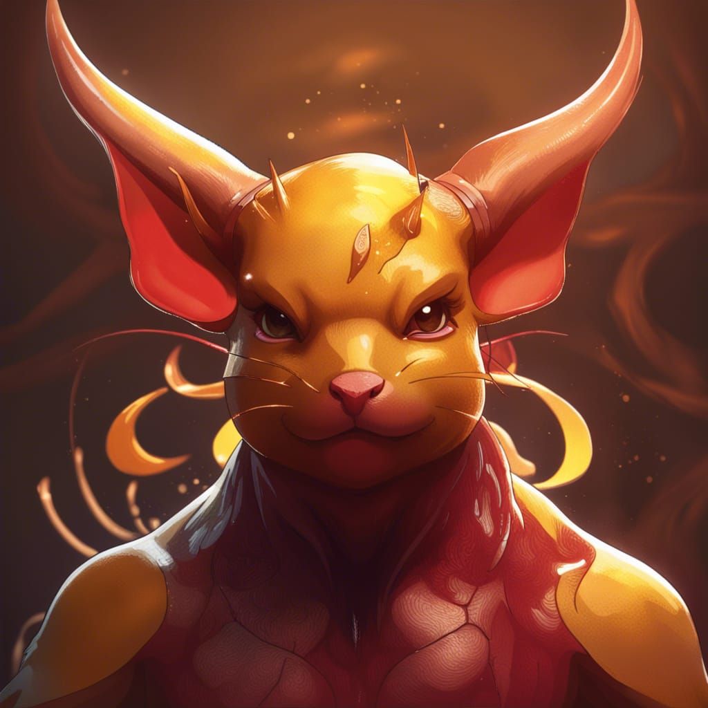 Devil Raichu Portrait in Artgerm Style