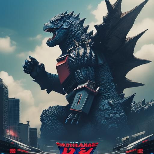 Gundam vs Godzilla Epic Movie Poster