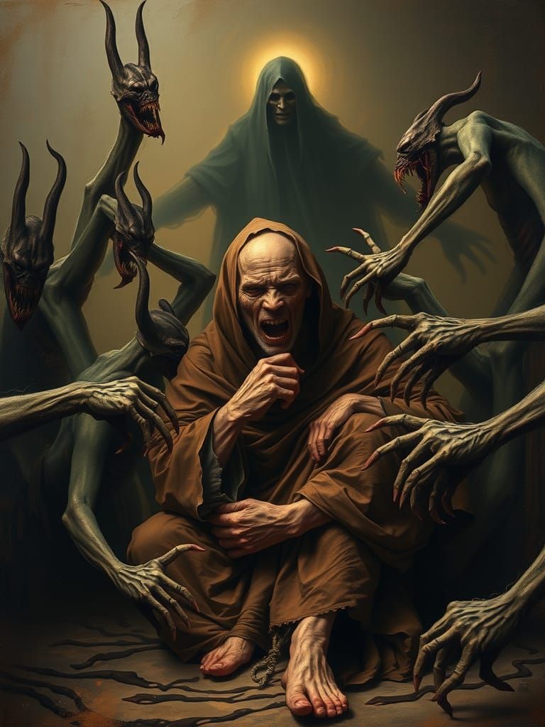 Saint Anthony Tormented by Demons, Maximalist Art