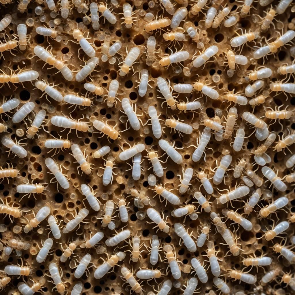 Termites' Hidden World Revealed in Intimate Macro Photograph...