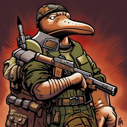 Duck-Billed Platypus Soldiers