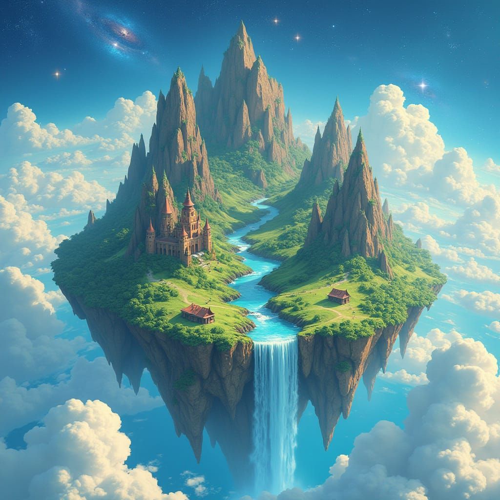 Whimsical Gyroscopic World Inspired by Ghibli