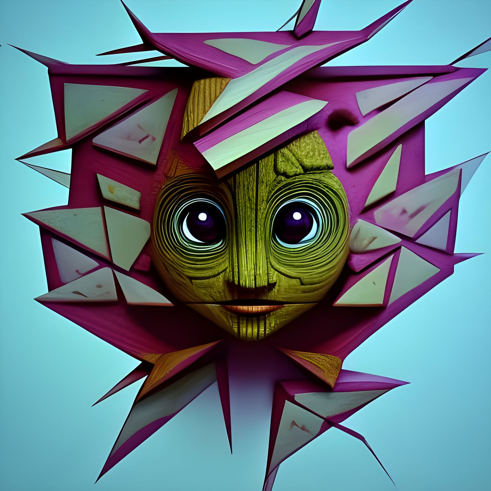 Whimsical Moss Burger From Magical Happy Meal