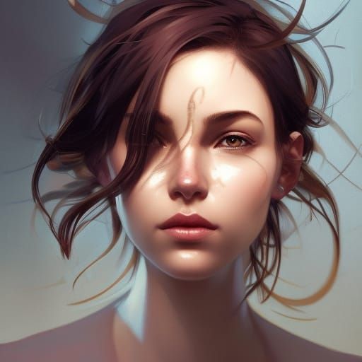 Detailed Portrait with Dynamic Lighting