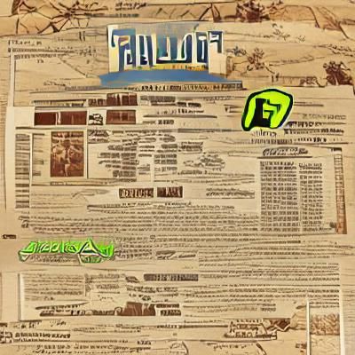Fallout 4 Game Logo in Retro Sci-Fi Style