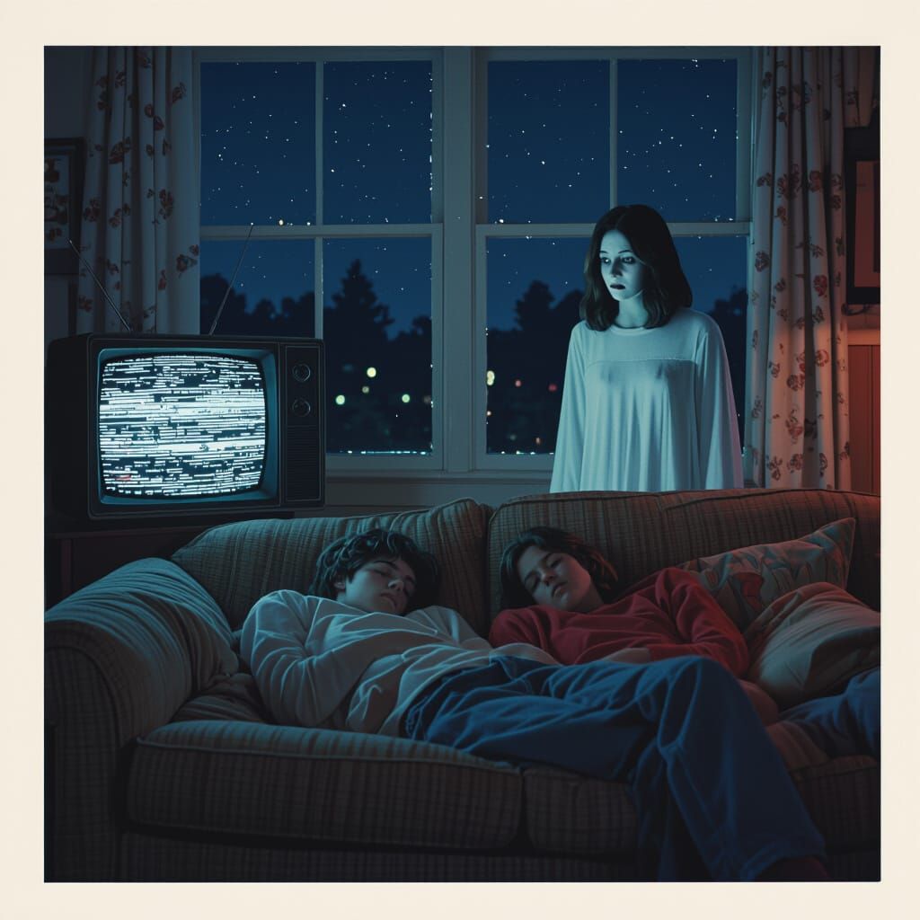 Ghostly Apparition Emerges from 1980s TV