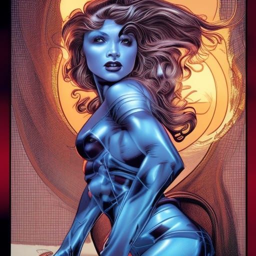 Comic Book Art of a Woman