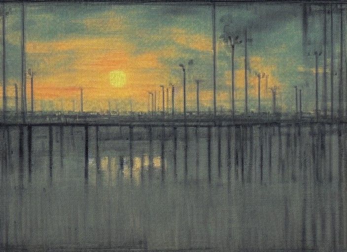 Bleak Capitalism in Impressionistic Style