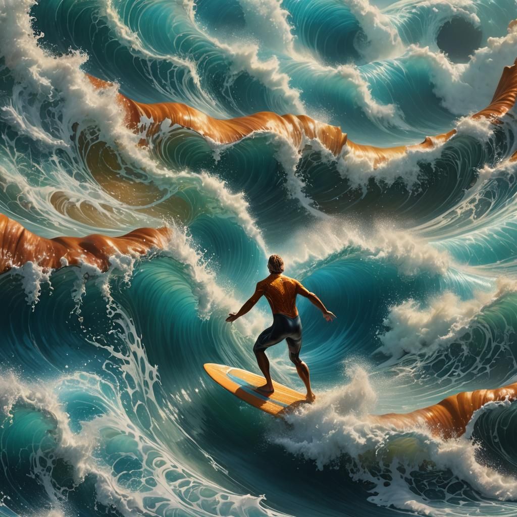 Surreal Seashell World: A Fantasy Matte Painting