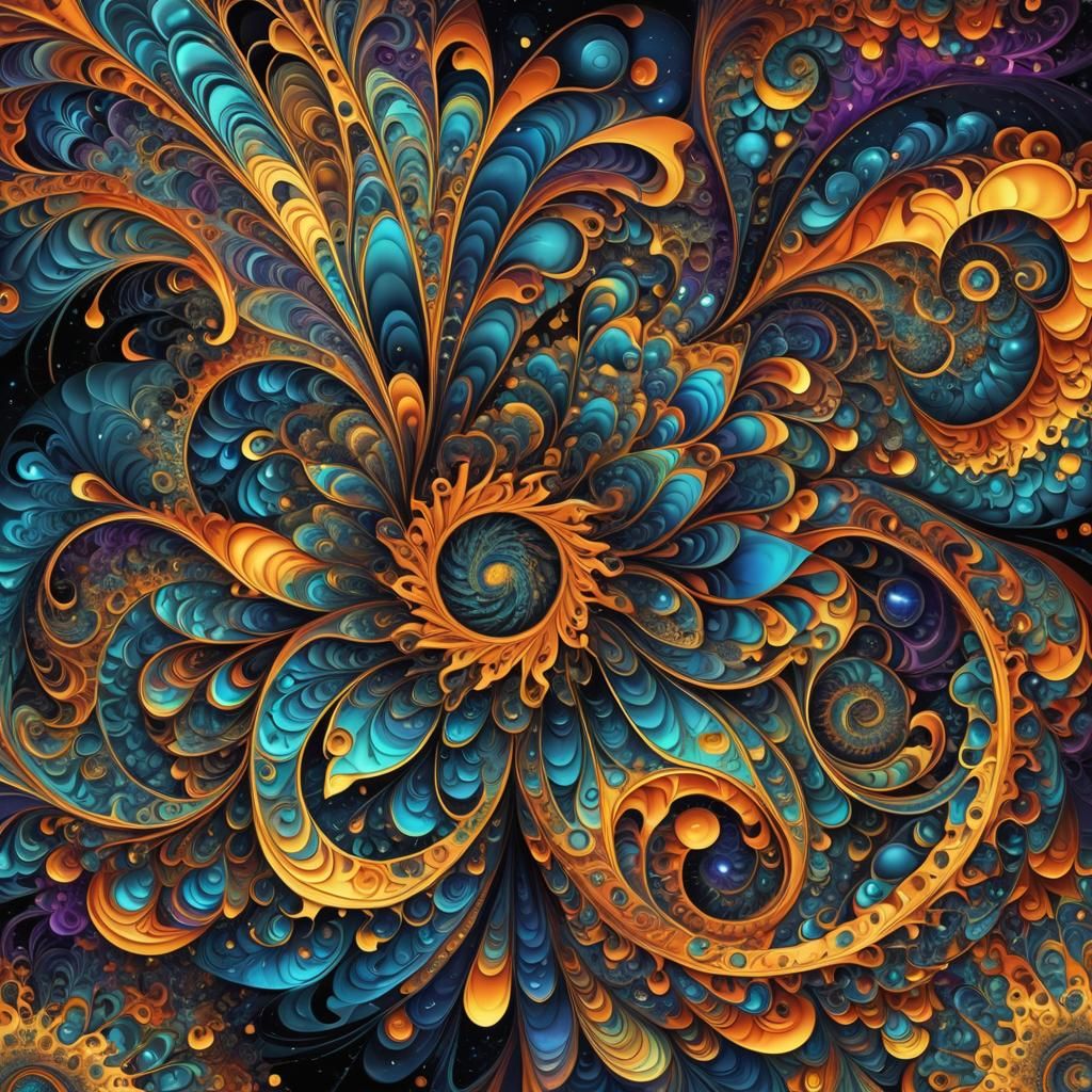 Ra's Tears of Joy: Abstract Fractal Creation