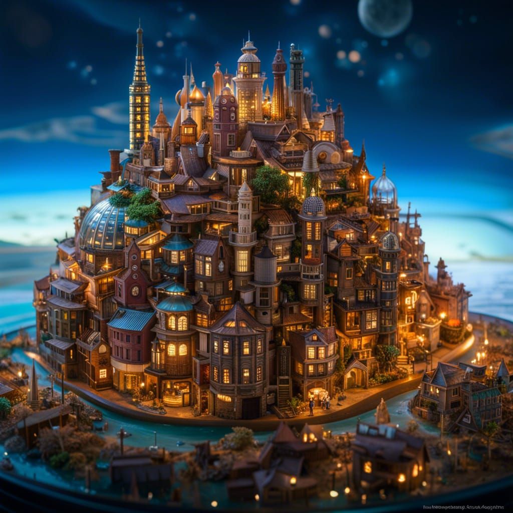 Los Angeles in a Bottle: Surreal Miniature World