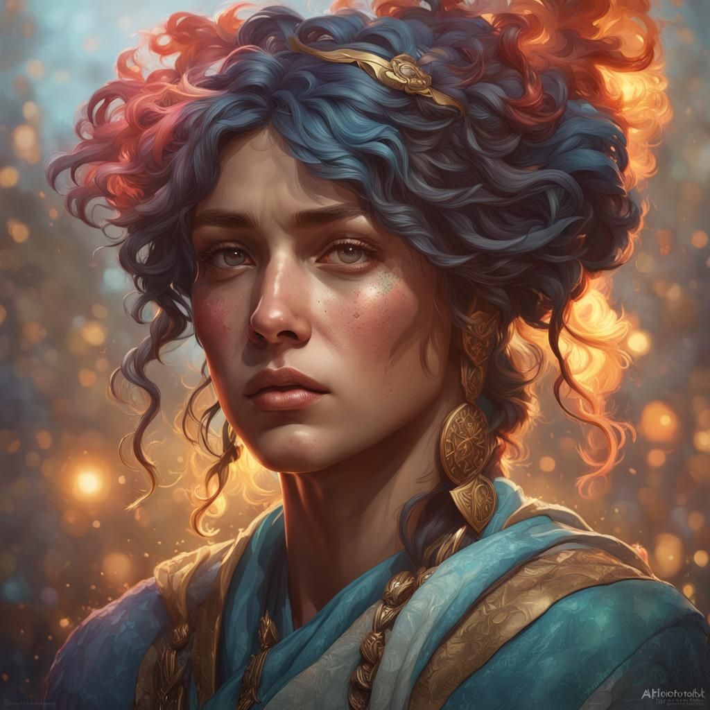 Hyperdetailed Portrait with Dynamic Lighting