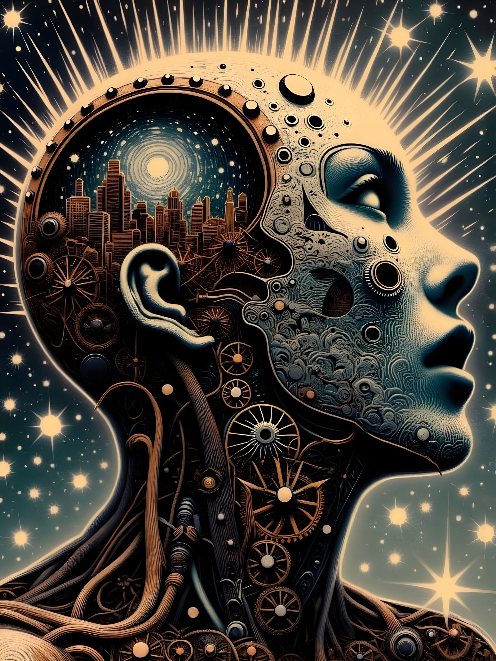 A Mechanical Yokai's Ephemeral Connection to the Cosmos