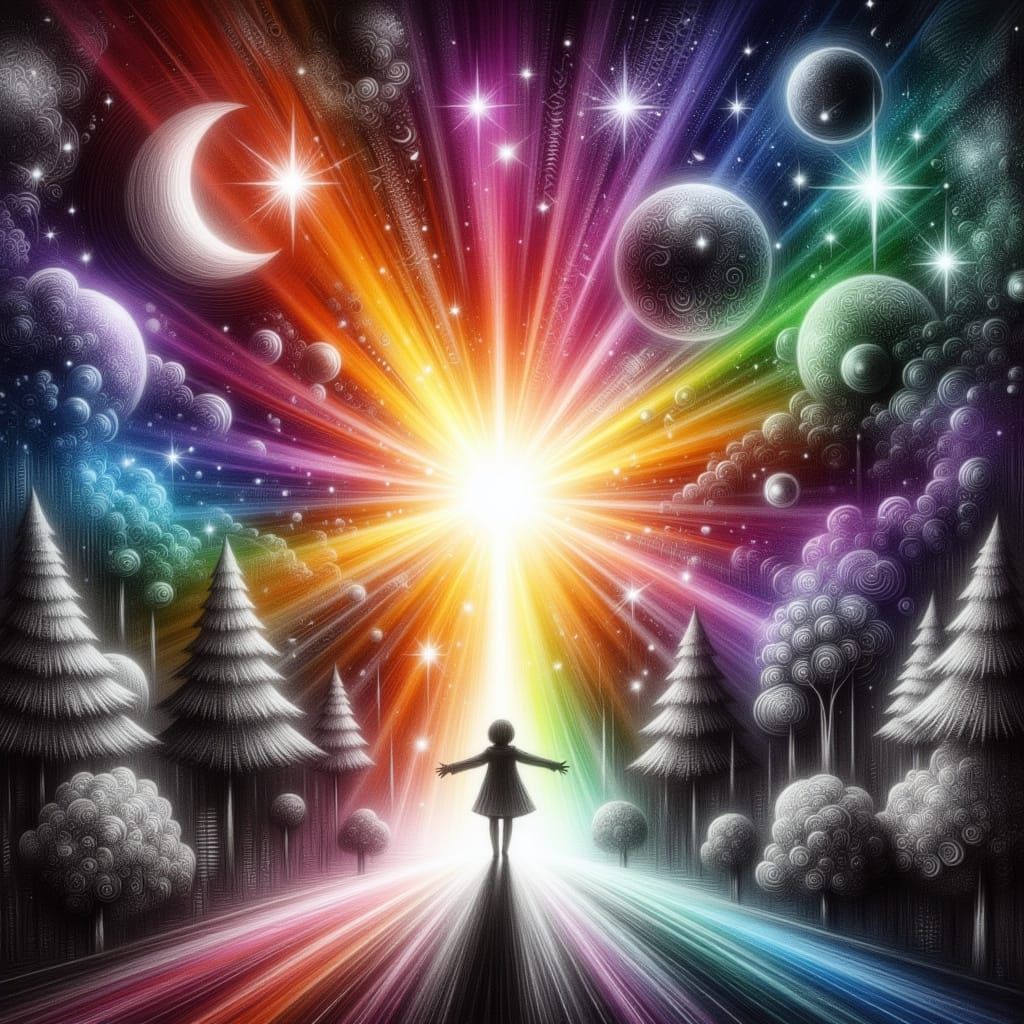 Glowing Stargate Portal to Magical Kingdom