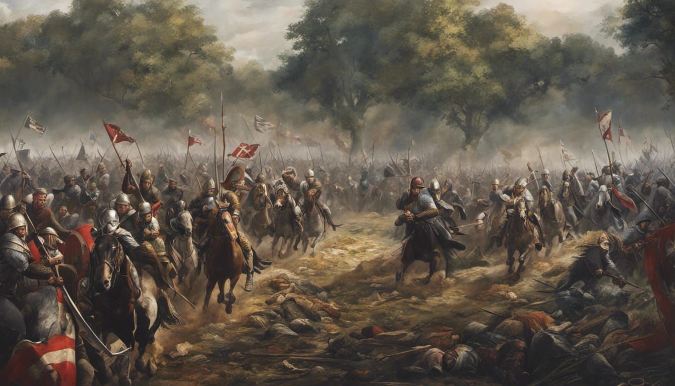 The Battle of Hastings 1066, 14 Oct 9am, Senlac Hill, Battle...