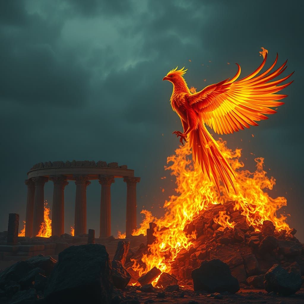Phoenix Rising: A Hyperrealistic Temple Renewal