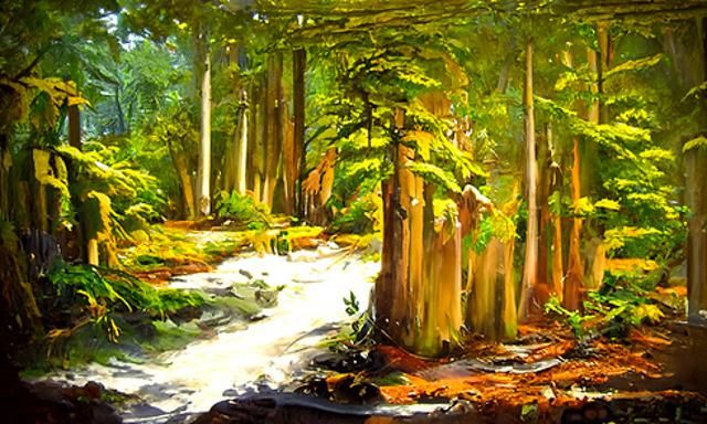 Beautiful forest