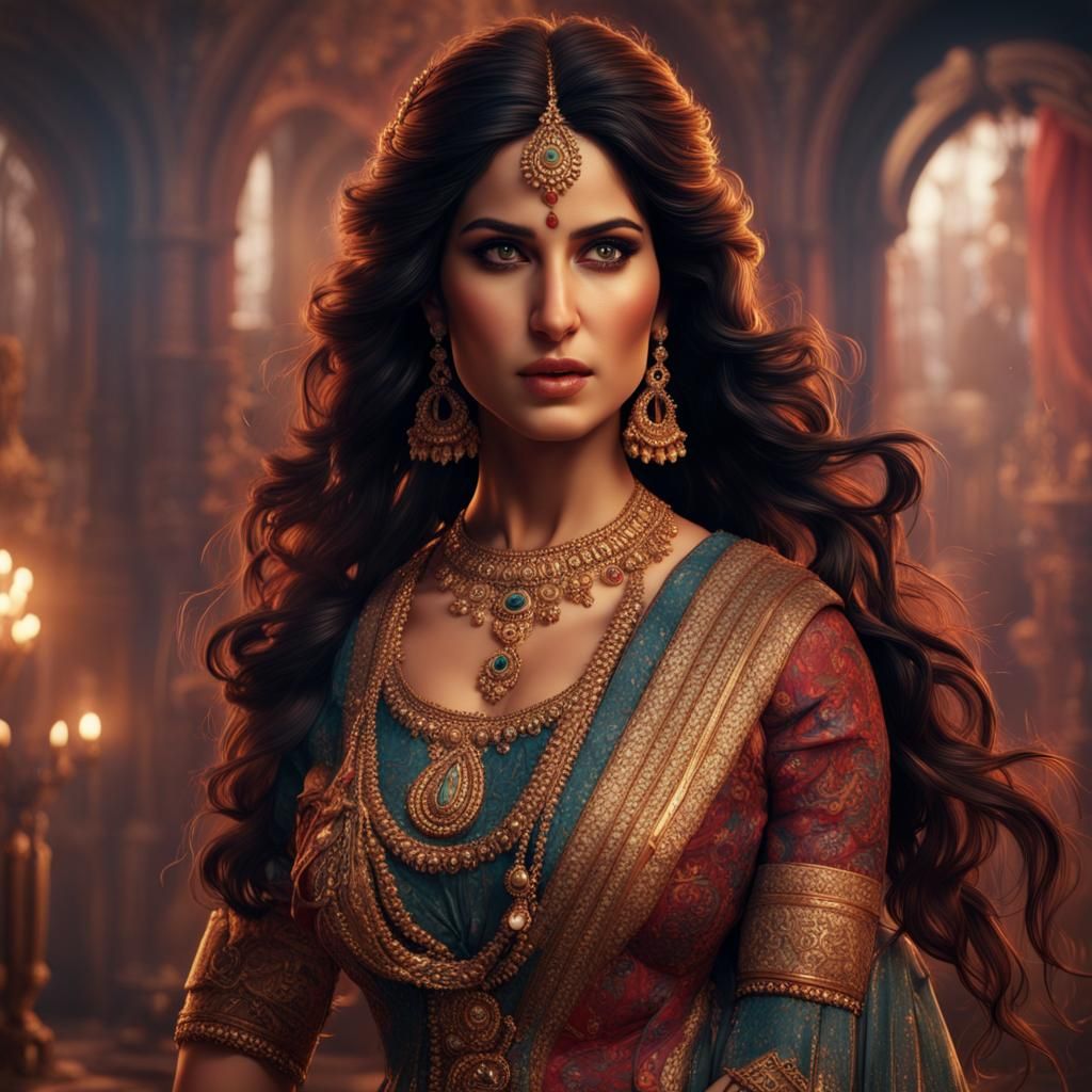 Katrina Kaif as Fantastical Doll, Digital Art