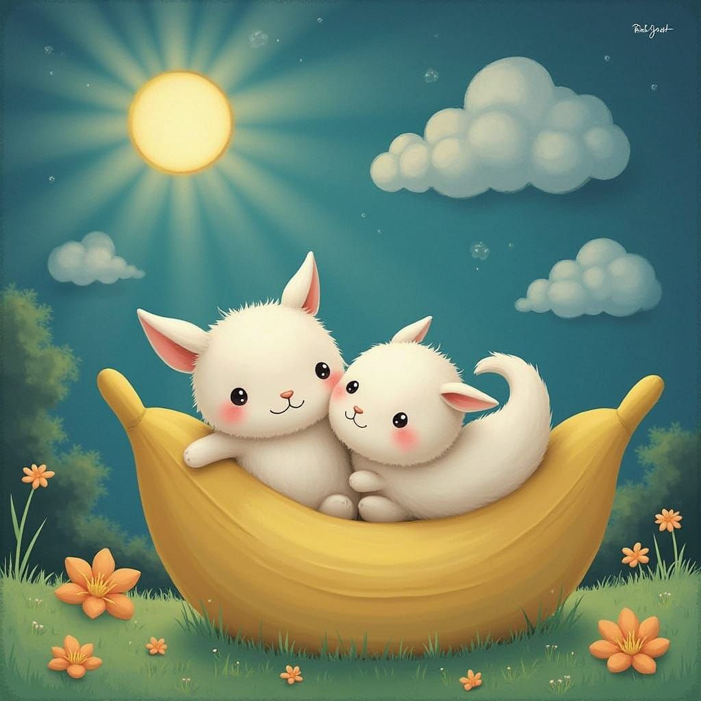 Colorful Care Bears in Sanrio-Inspired Pastel Art