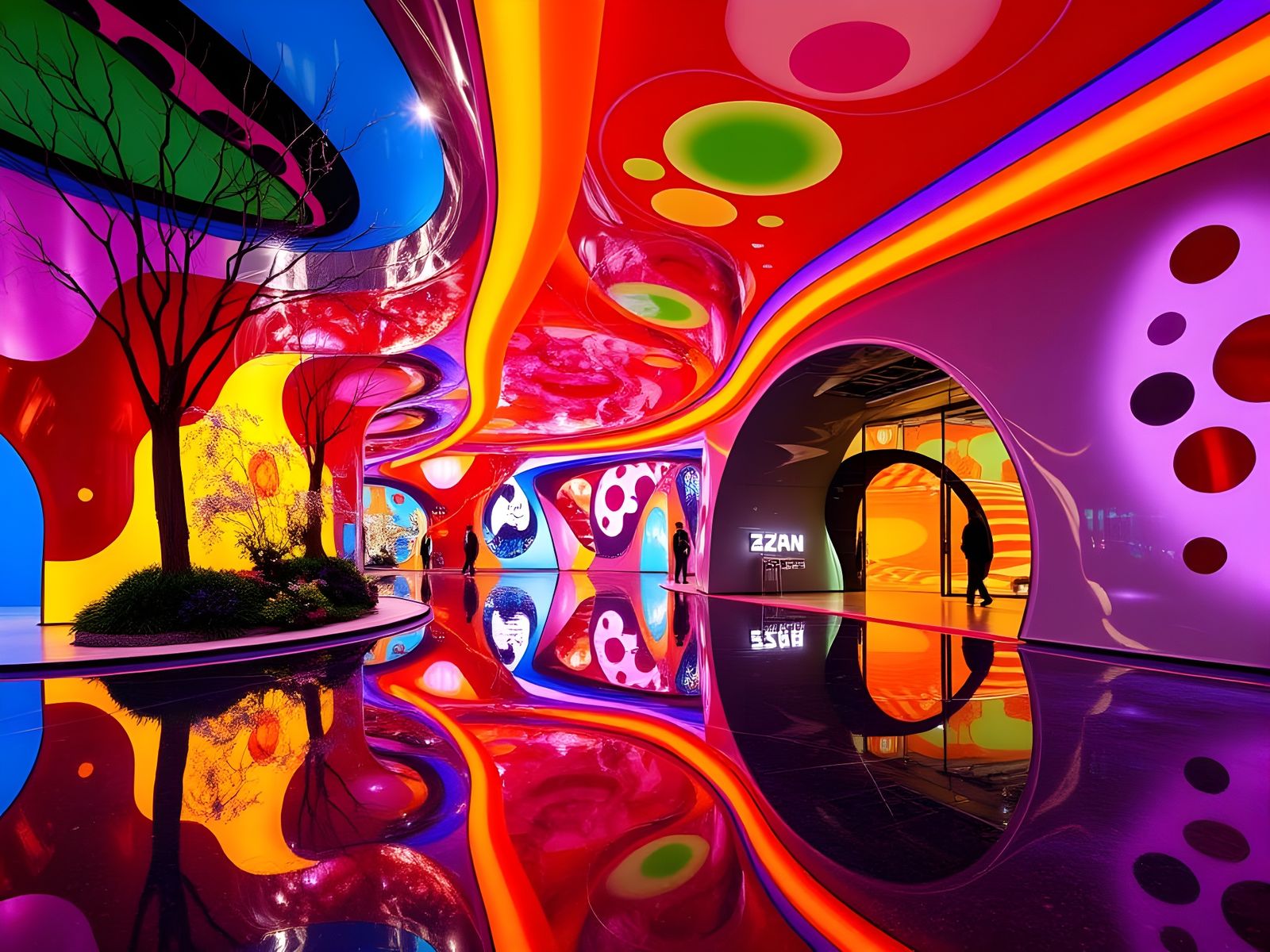 Abstract Shopping Mall