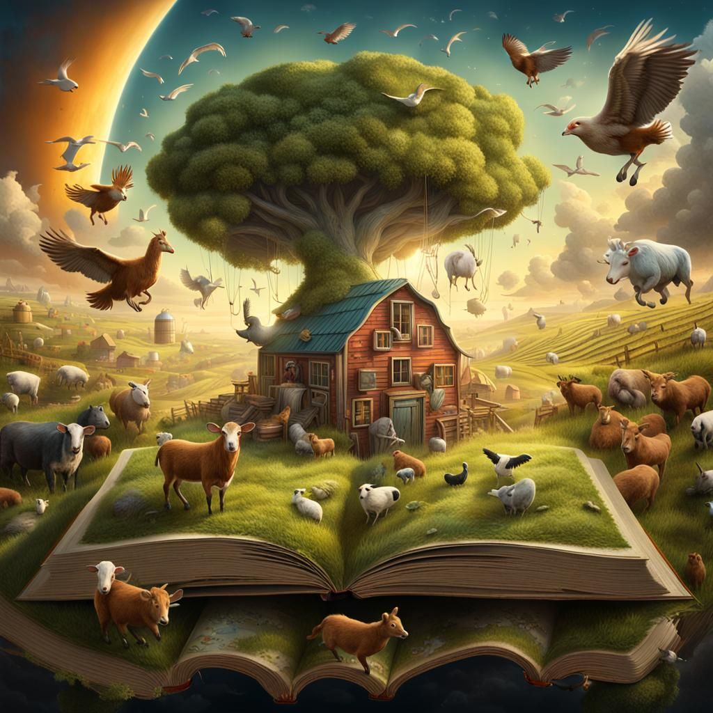 Surreal Nursery Rhyme World Emerges from Book