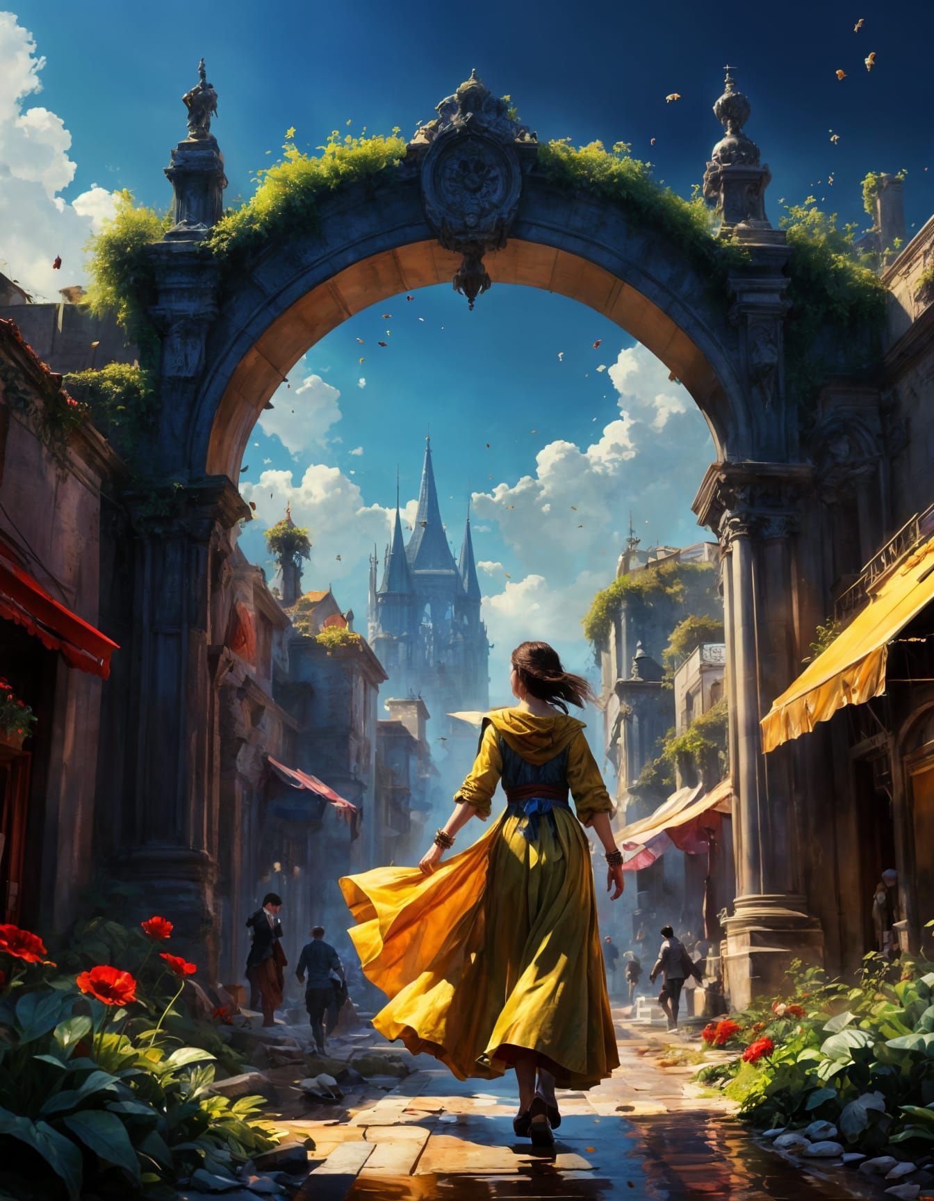 City Gate Inspired by Daeni, Thompson, Whelan