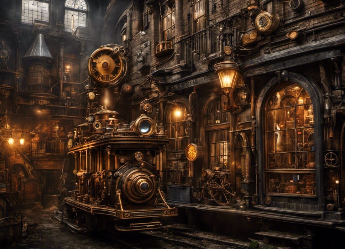 Steampunk Sesame Street in High Definition