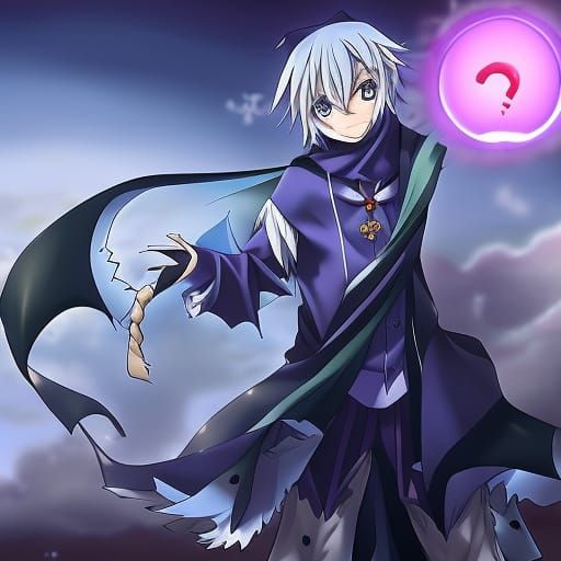 Cyberpunk Character with Augmented Eye in Anime Style