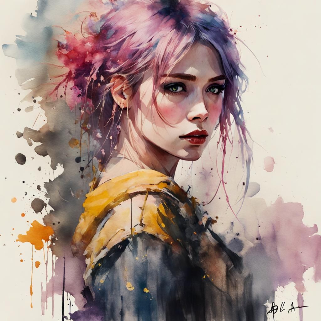 Fantasycore Cylinder Character with Cherry Blossoms