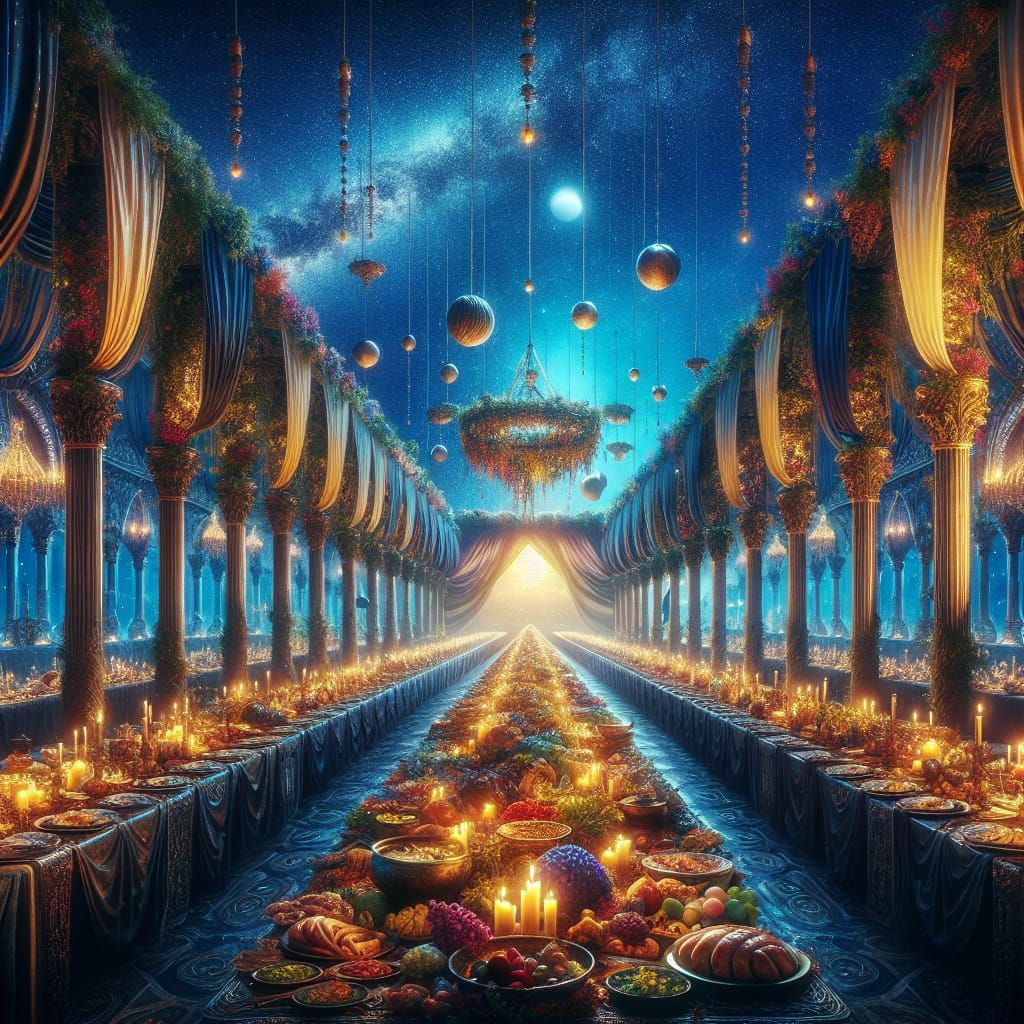 Fantastical Supper of the Lamb in 8K Resolution