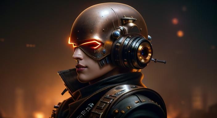 Lobot Steampunk Engine: Professional Photography, Bokeh