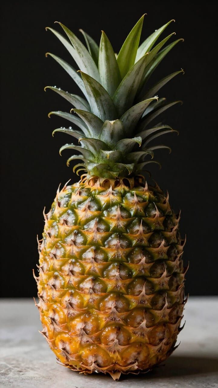 Vibrant Pineapple Illustration