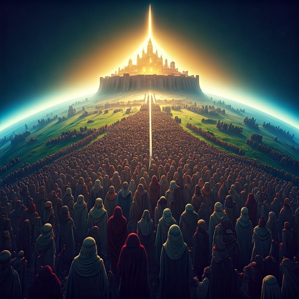 Fantastical Planet Converges on Jerusalem in Pixar Style