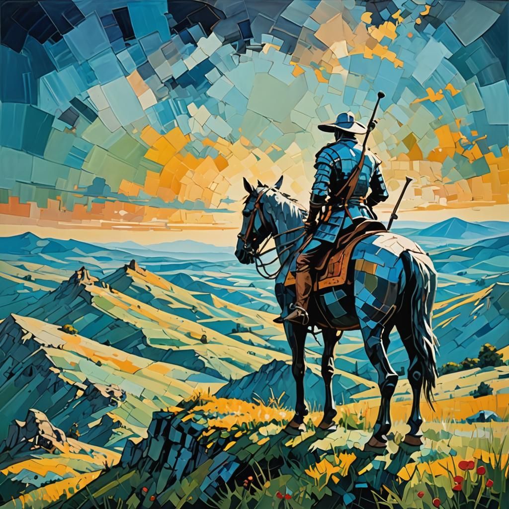 Don Quixote Contemplates the Horizon